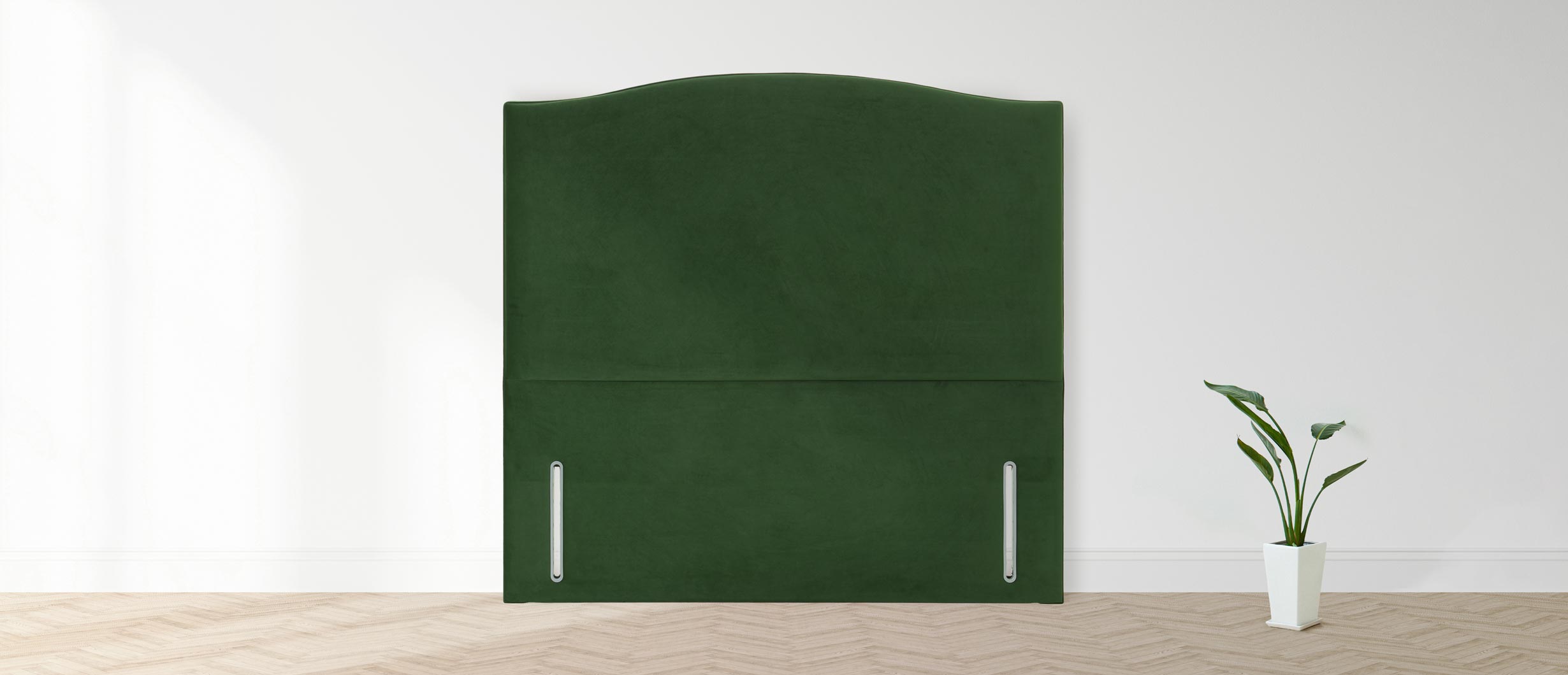 Gainsborough Plain Curved Floorstanding Headboard