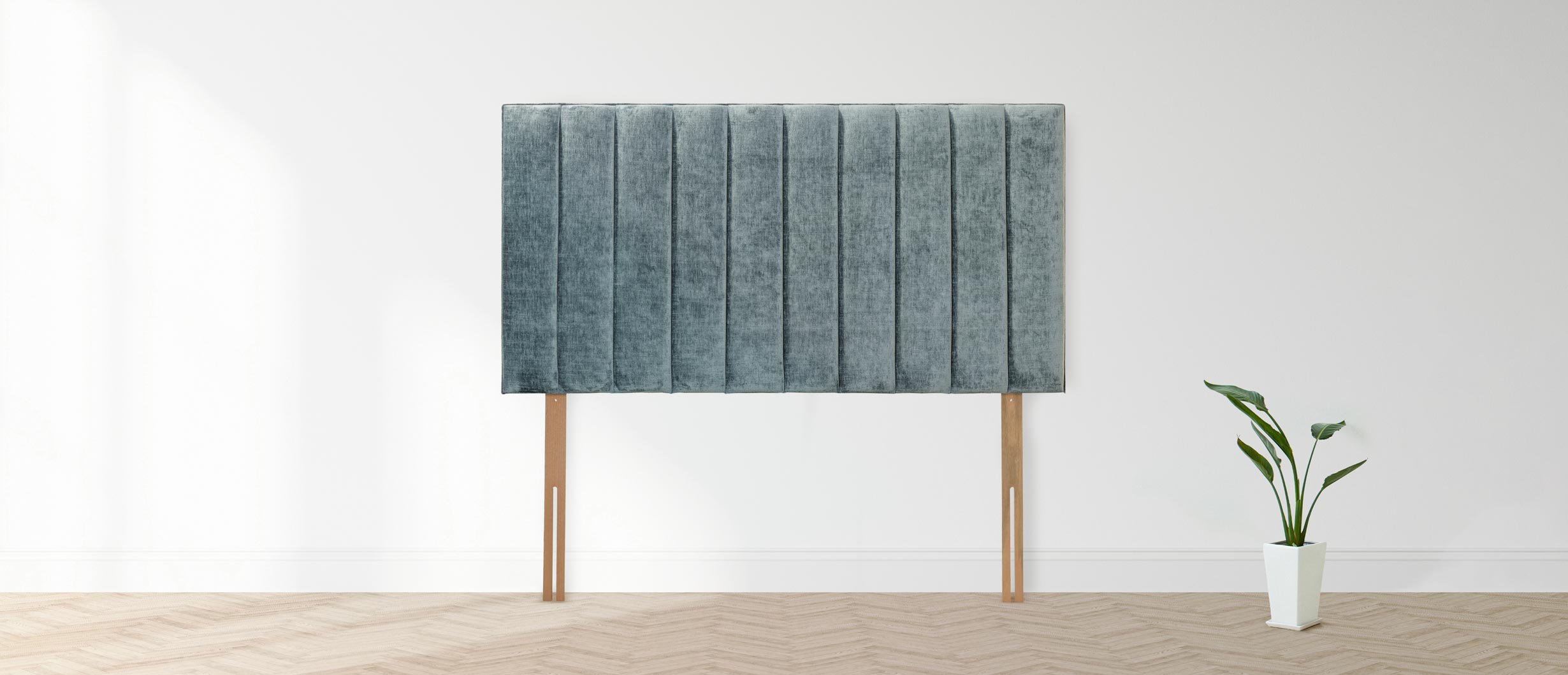 Gainsborough Vertical Tube Strutted Headboard