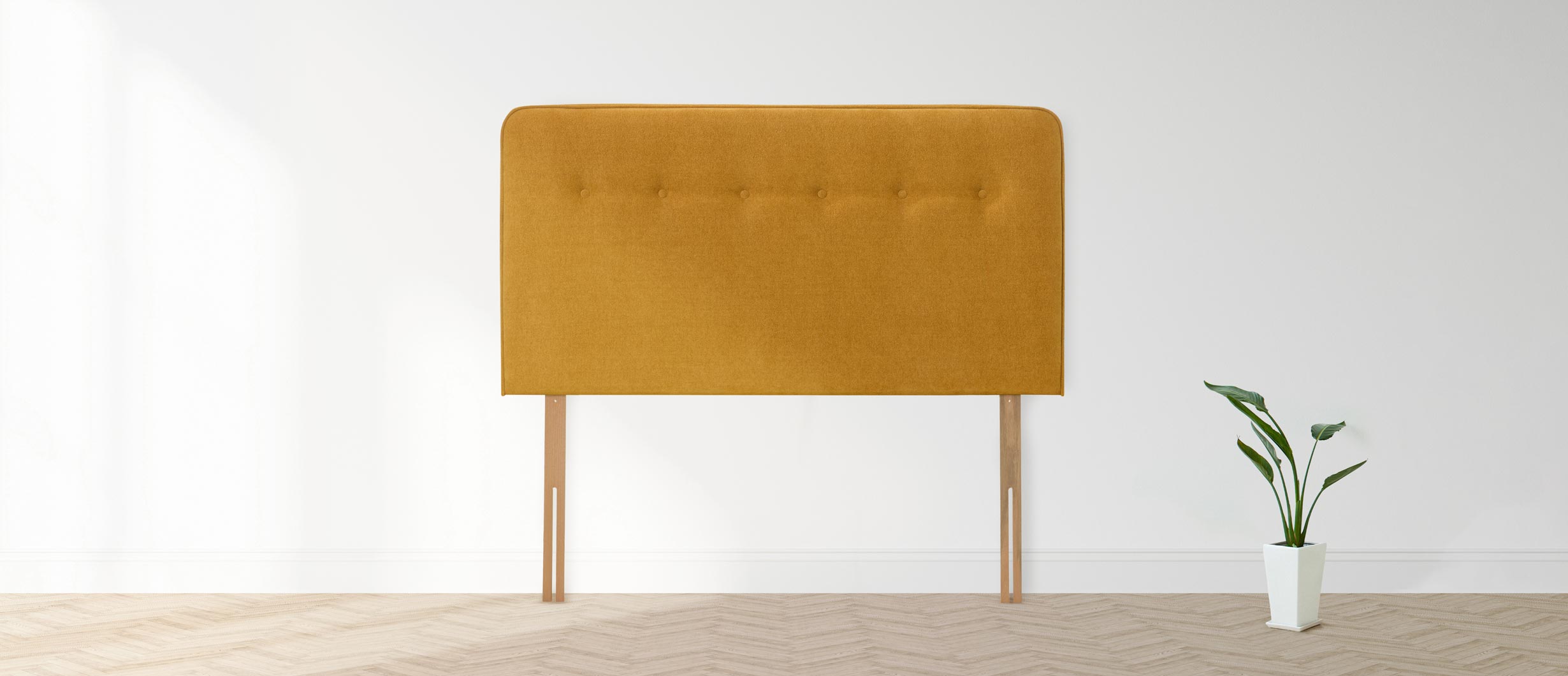 Gainsborough Plain Button Strutted Headboard
